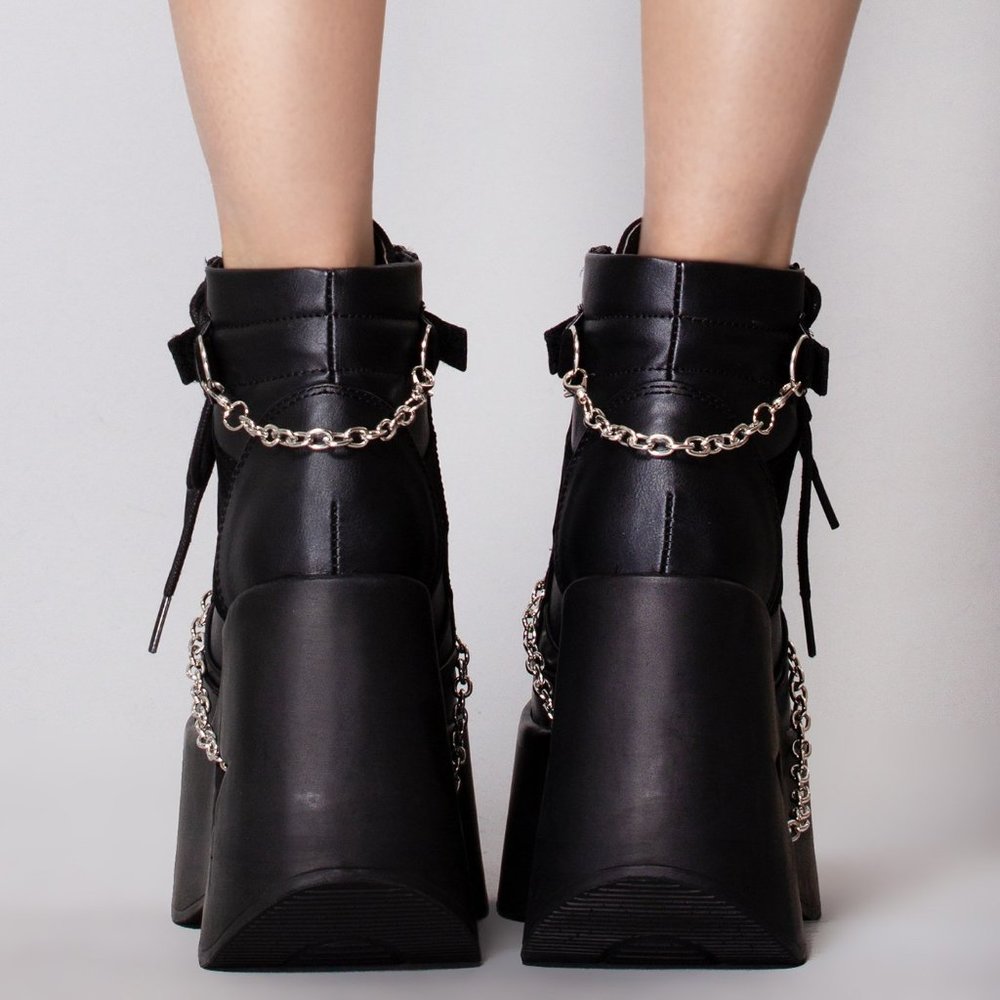 Dark Voodoo Platform Boots - Picture 3 of 6
